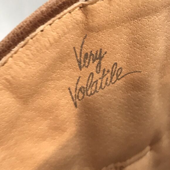 Very Volatile Denver Cowboy Boots Women's 9 Brown Studded Western Heeled Boot - Picture 9 of 13